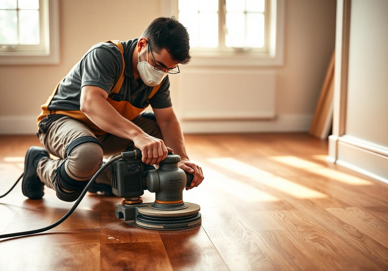 Floor Repair & Refinishing flooring example