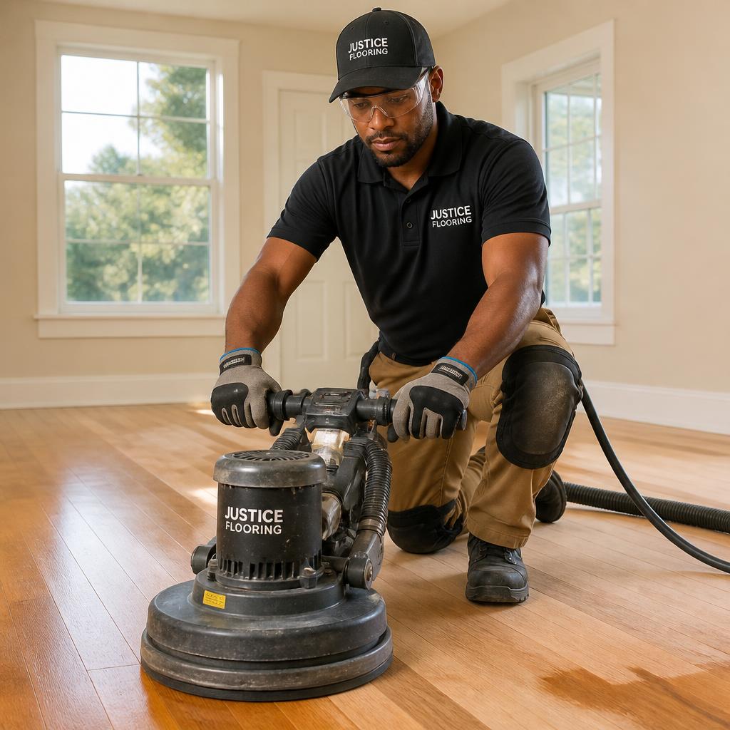 Floor Repair, Refinishing & Maintenance project example